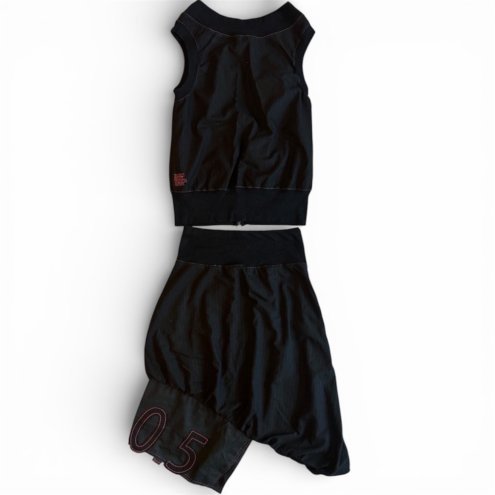 Vintage Cop Copine 2-Piece Pinstripe H05 Iconic Set Y2K
